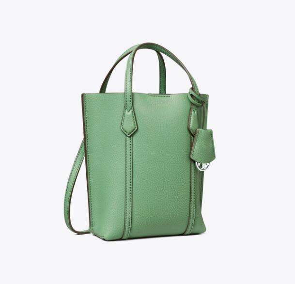 商品[国内直发] Tory Burch|汤丽柏琦 奢侈品TB女包Perry双Tlogo挂件 压花皮革托特包手提单肩斜挎包 89488-123,价格¥2207,第15张图片详细描述