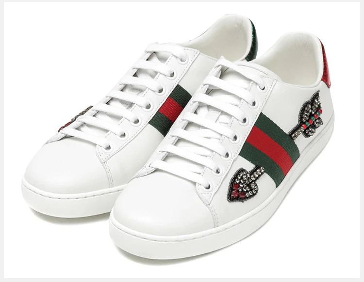 商品[国内直发] Gucci|GUCCI 白色女士板鞋 454551-A38G0-9064,价格¥4191,第5张图片详细描述