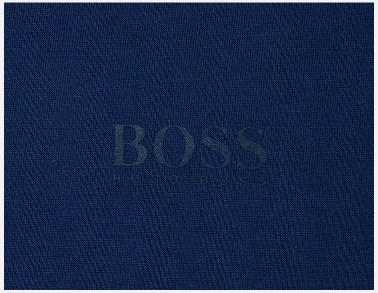 商品Hugo Boss|Hugo Boss 雨果博斯 男士藍色纯棉短袖T恤 TIBURT333816409,价格¥410,第7张图片详细描述