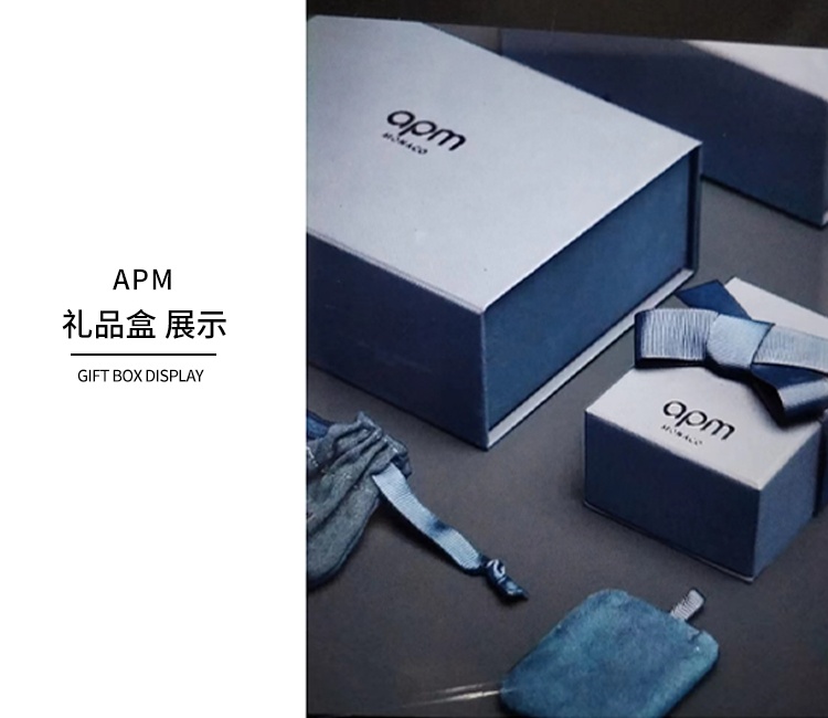 商品apm Monaco|APM Monaco六芒星项链流星锁骨链银色 AP9606OX 新年节日礼物 送礼好物 礼盒装,价格¥882,第6张图片详细描��述