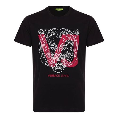 商品Versace| 男士黑色棉质短袖T恤 B3GSA72C-36591-899,价格¥588,第3张图片详细描述