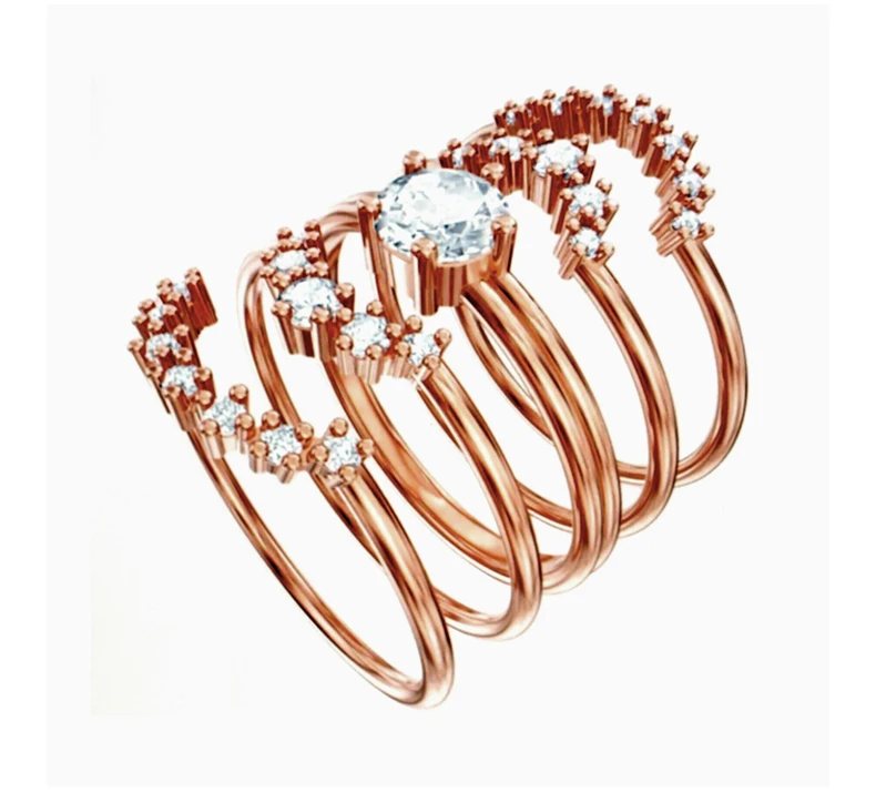 商品Swarovski|SWAROVSKI 白色女士戒指 5486805,价格¥1184,第4张图片详细描述