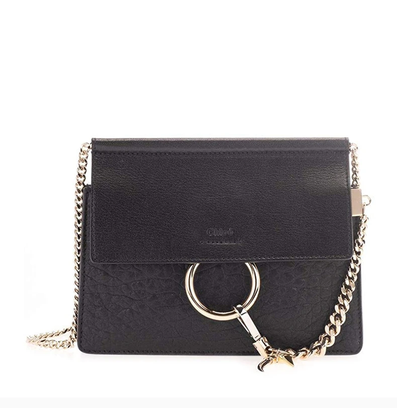 商品[国内直发] Chloé|CHLOE' 女士黑色小牛皮斜挎包 CHC20SS202-C27-001,价格¥8490,第5张图片详细描述