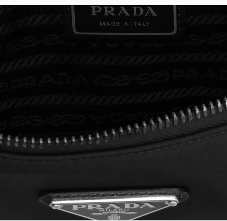商品[国内直发] Prada|PRADA 黑色男士单肩包 2VH113-2DMH-F0002,价格¥12813,第5张图片详细描述