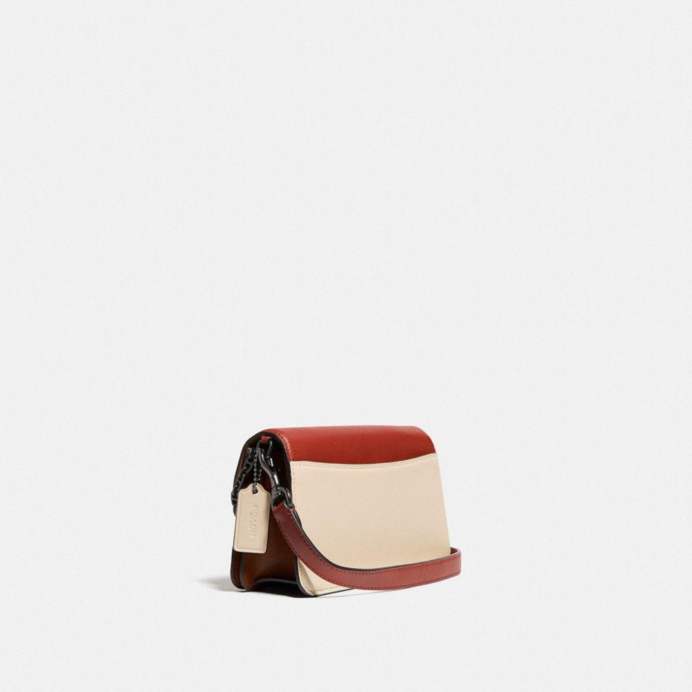 商品[国内直发] Coach|【微瑕清仓价】蔻驰新款腋下包女士专柜款皮质小号单肩斜挎包黑色/白色 礼物送女友C2617 V5SBD,价格¥1182,第18张图片详细描述