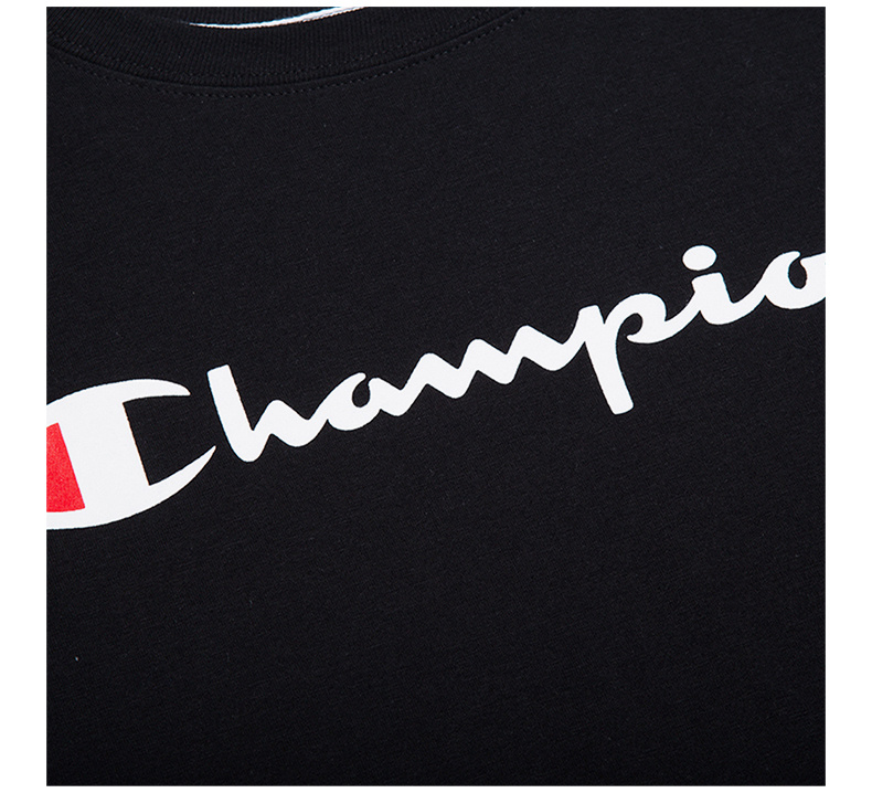 商品CHAMPION|Champion 女士黑色刺绣字母T恤 GT18H-Y08113-001,价格¥99,第8张图片详细描述