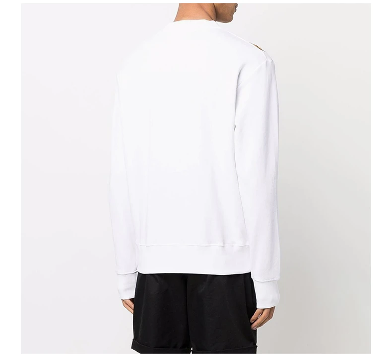 商品Versace|VERSACE JEANS COUTURE 男士白色棉质卫衣 72GAI3R9-FS019-G03,价格¥1300,第6张图片详细描述