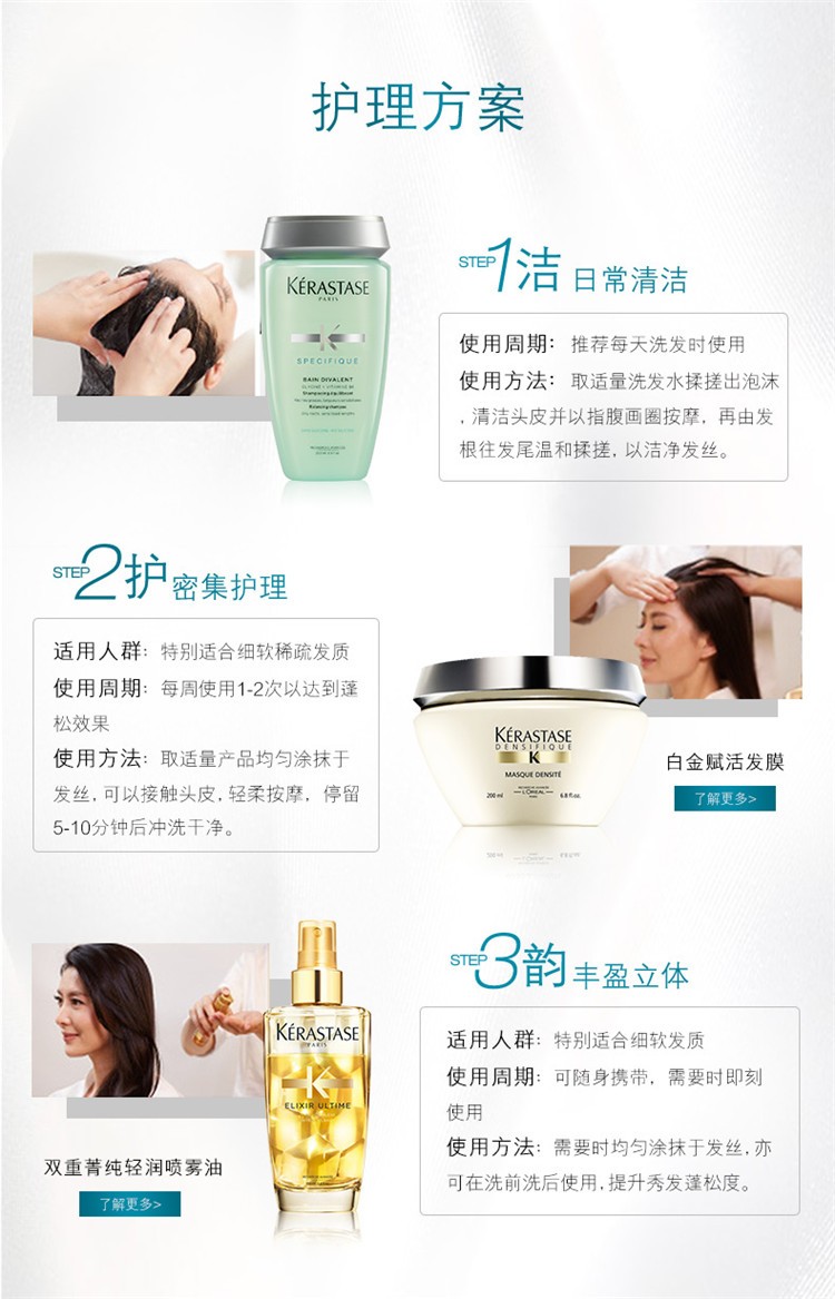 商品Kérastase|Kerastase卡诗双重功能洗发水250-1000ml 新老包装随机发货,价格¥230,第8张图片详细描述