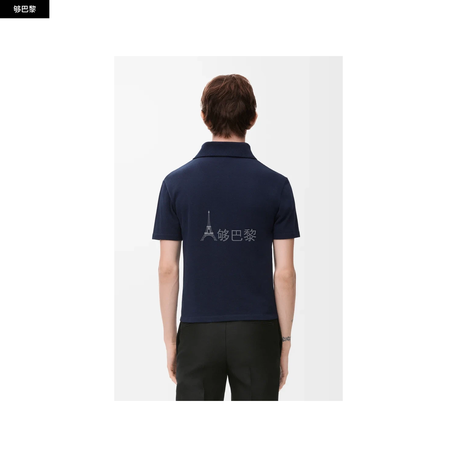 商品Loewe|【预售】 罗意威 25春夏 男士 短袖Polo Polo in cotton H526Y23X74-5190 ,价格¥4772,第5张图片详细描述
