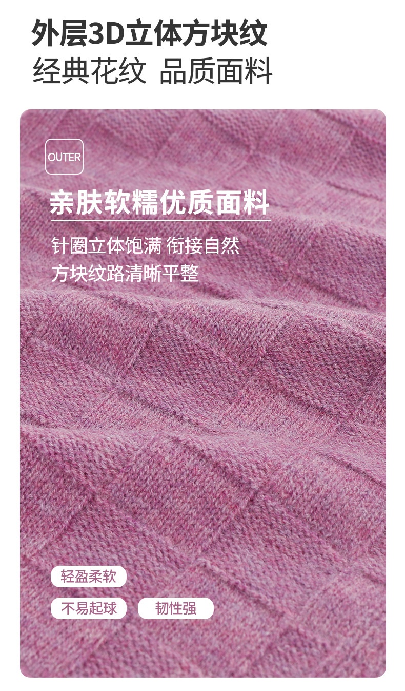 商品[国内直发] GLENVINTEN|格岚云顿英国品牌冬季围巾三件套加绒户外保暖毛球针织帽子围巾手套三件套装,价格¥186,第4张图片详细描述