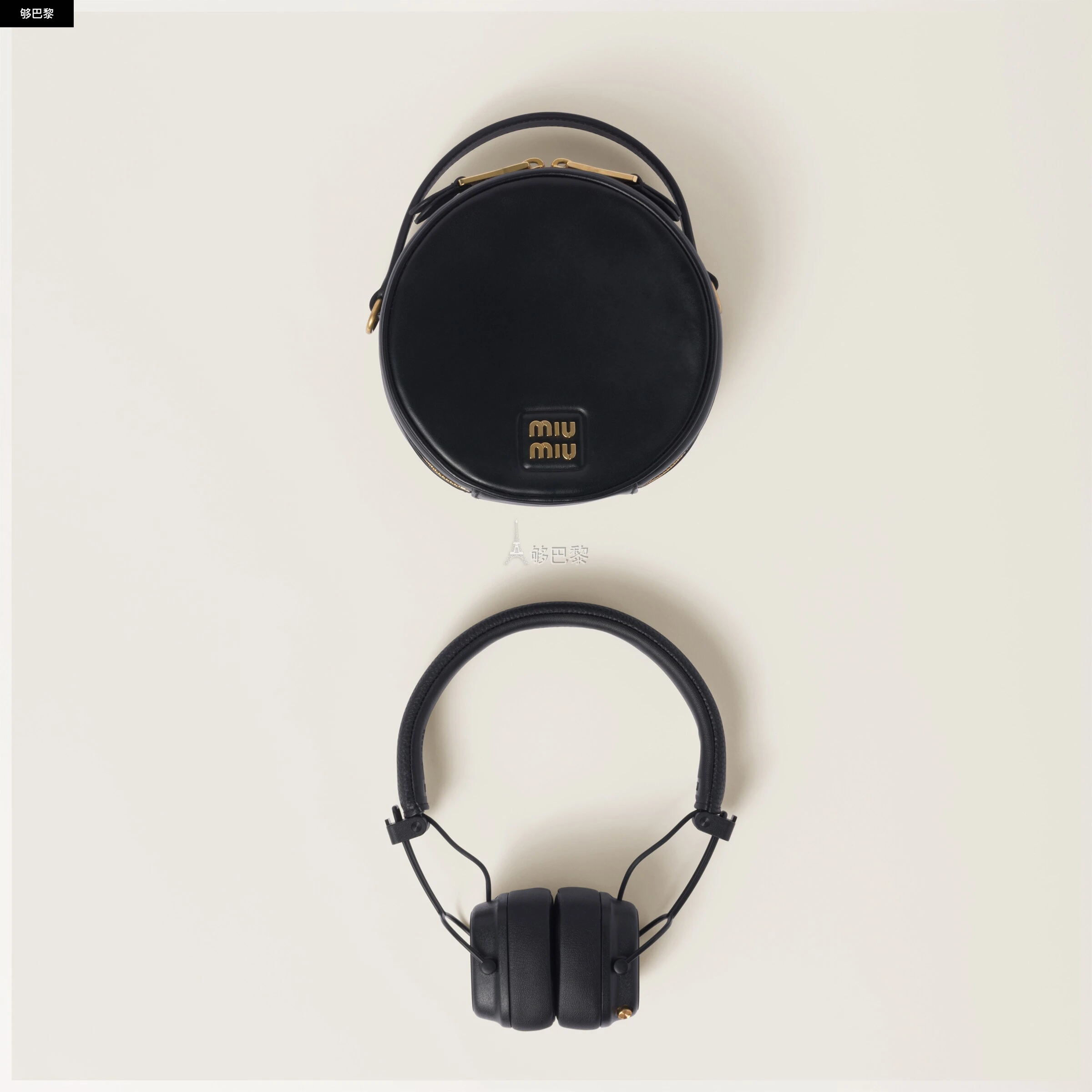 商品Miu Miu|【预售】 缪缪 25秋冬 女士 耳机 Écouteurs Marshall X Miu Miu avec étui en cuir 5R0002_2CQE_F0002 ,价格¥7772,第3张图片详细描述