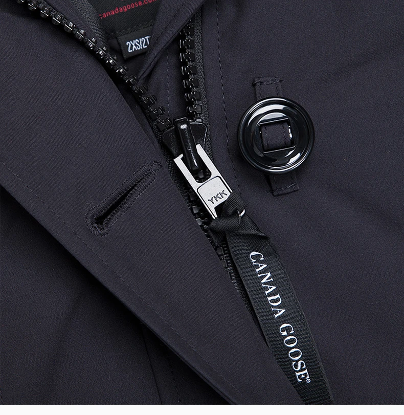 商品[国内直发] Canada Goose|Canada Goose 加拿大鹅 女士郊狼毛领深蓝色羽绒服 2580L-NAVY,价格¥7011,第11张图片详细描述