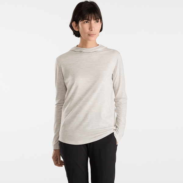 商品Arc'teryx|【Brilliant|包邮包税】始祖鸟 LANA MERINO WOOL HOODY W[SS23] 新款上市 Lana 美利奴羊毛连帽衫女装 ATNSWX6291,价格¥1447,第12张图片详细描述