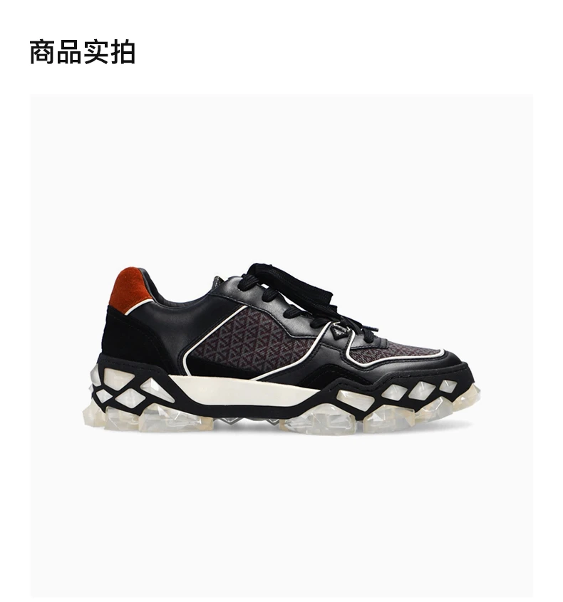 商品Jimmy Choo|JIMMY CHOO 黑色女士运动鞋 DIAMOND-X-TRAINERF-FHF-X-BLACK-MIX,价格¥2328,第6张图片详细描述
