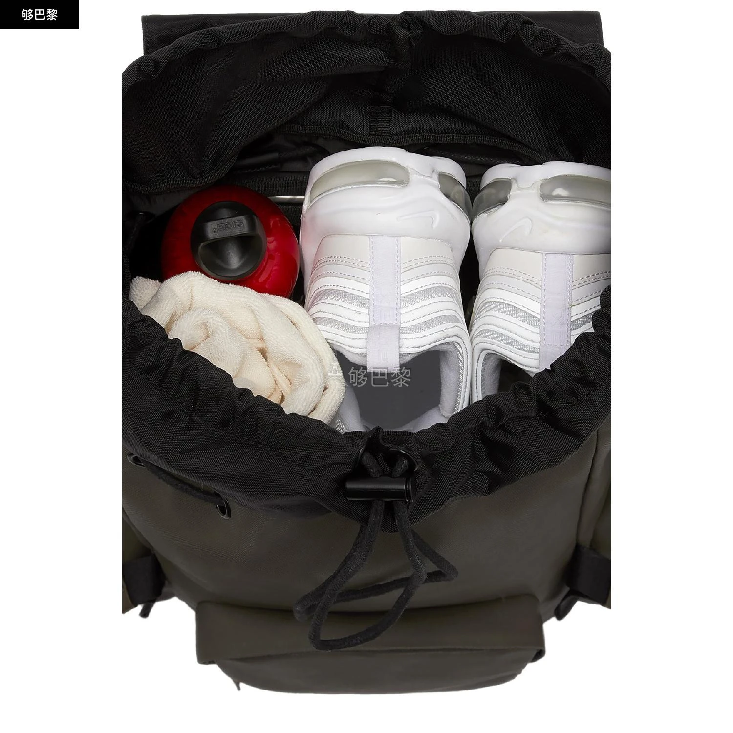 商品Horizn Studios|包邮包税【预售7天发货】 HORIZN STUDIOS 女士 双肩包 Sofo Backpack Travel 背包  HS7C2Z/Dark Olive HOR52T82GEE,价格¥3633,第4张图片详细描述