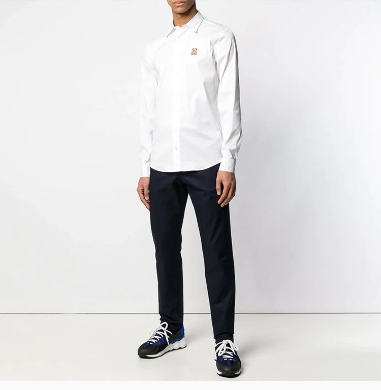 商品Moschino|Moschino 莫斯奇诺 男士白色衬衫 ZA0205-0236-1001,价格¥1763,第8张图片详细描述