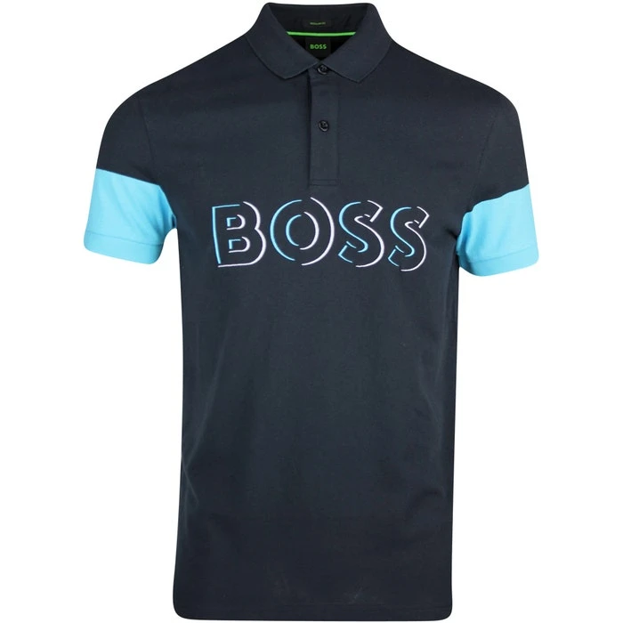 商品[国内直发] Hugo Boss|HUGO BOSS 深蓝色男士POLO衫 50483248-402,价格¥1054,第1张图片详细描述