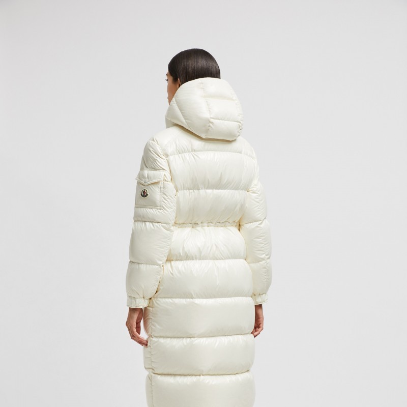 商品Moncler|蒙口 CAVETTAZ系列女士白色长款羽绒服 J20931C0003668950034（两色可选）,价格¥16606,第6张图片详细描述