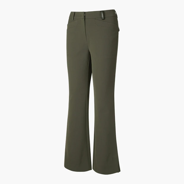 商品�【预售商品15天发货】 DESCENTE|GOLF女性口袋设计靴型喇叭裤时尚舒适 DO32WFPT81-KHAG,价格¥988,第7张图片详细描述