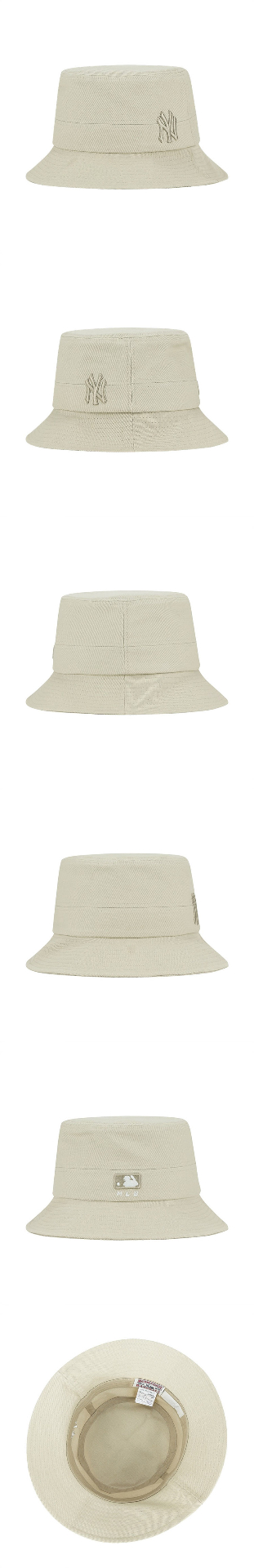 商品MLB|MLB 基础款系列米色渔夫帽   32CPHE111-50B-59H,价格¥258,第4张图片详细描述