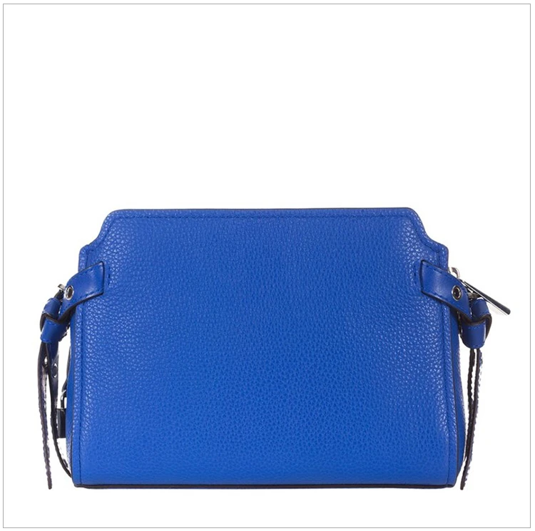 商品[国内直发] Michael Kors|Michael Kors 迈克高仕 女士皮革绒蓝色斜挎包 30H7SZKM2I-ELCTRIC-BLUE,价格¥927,第5张图片详细描述