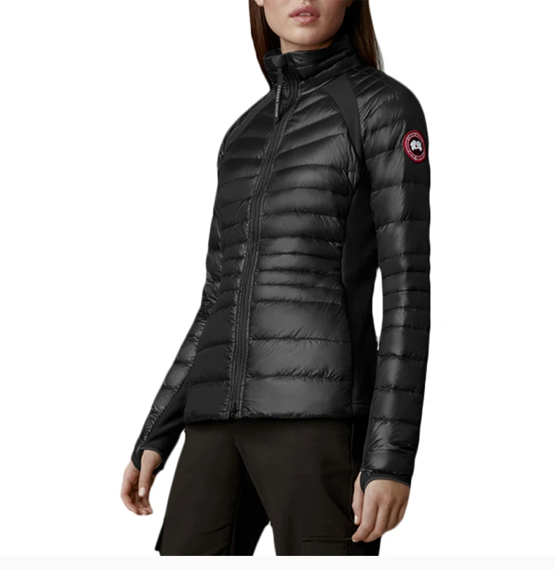 商品Canada Goose|CANADA GOOSE ��女士黑色收腰短款立领羽绒服 2714L-BLACK,价格¥4055,第6张图片详细描述