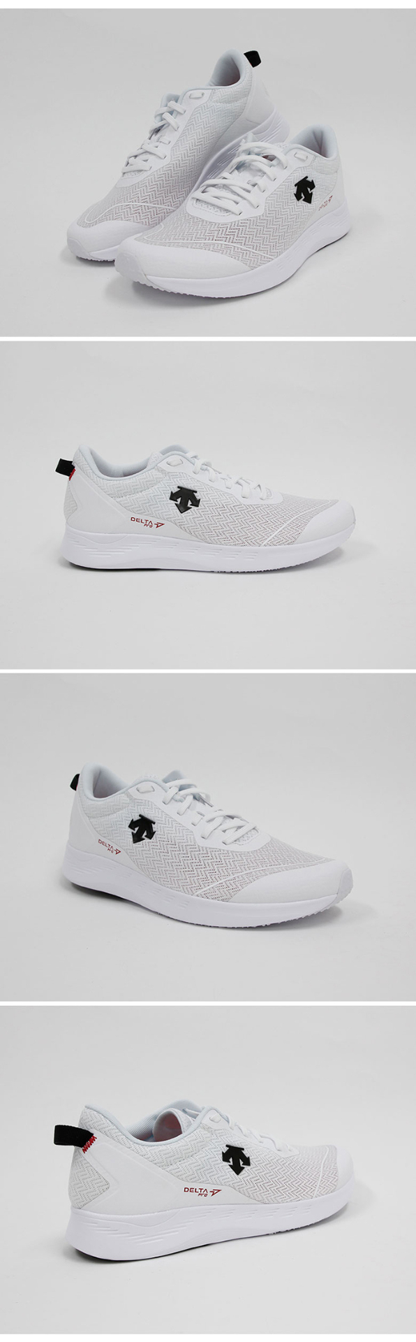 商品DESCENTE|【享贝家】DESCENTE 迪桑特 低帮舒适休闲运动鞋 男女同款 白色 SM313RRN77-WHT0,价格¥581,第4张图片详细描述