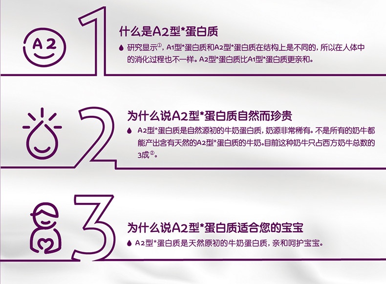 商品A2|新西兰A2 婴幼儿奶粉 3段 1-3岁 900g（澳洲直邮发货）,价格¥507,第2张图片详细描述