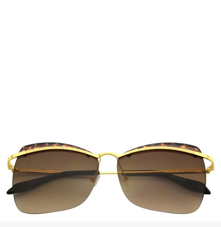 商品[国内直发] Alexander McQueen|Alexander McQueen 亚历山大·麦昆 女士太阳镜 AM0059S-008,价格¥371,第8张图片详细描述