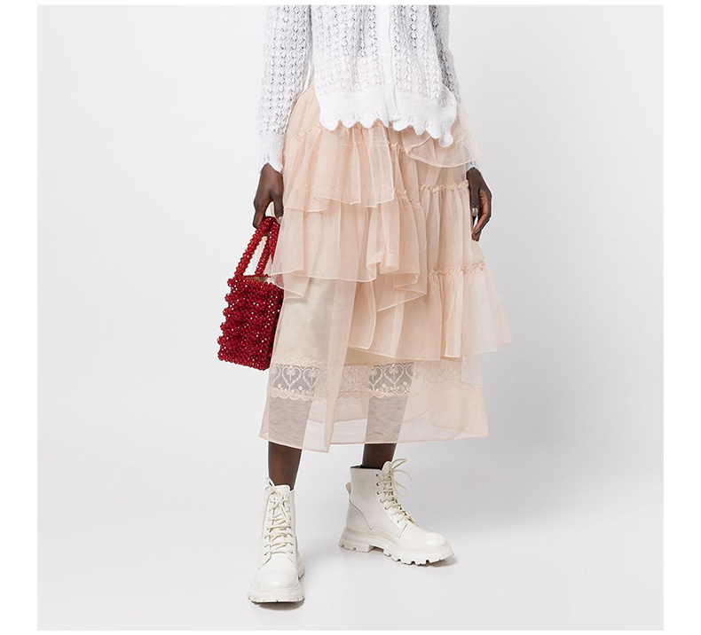 商品Simone Rocha|SIMONE ROCHA 女粉色女士半裙 30410035-NUDE,价格¥4207,第10张图片详细描述