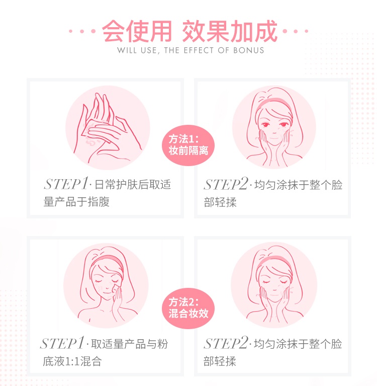 商品[国内直发] ZA|资生堂姬芮清透控油防晒妆前乳25ml赠洁面膏30g,价格¥45,第6张图片详细描述
