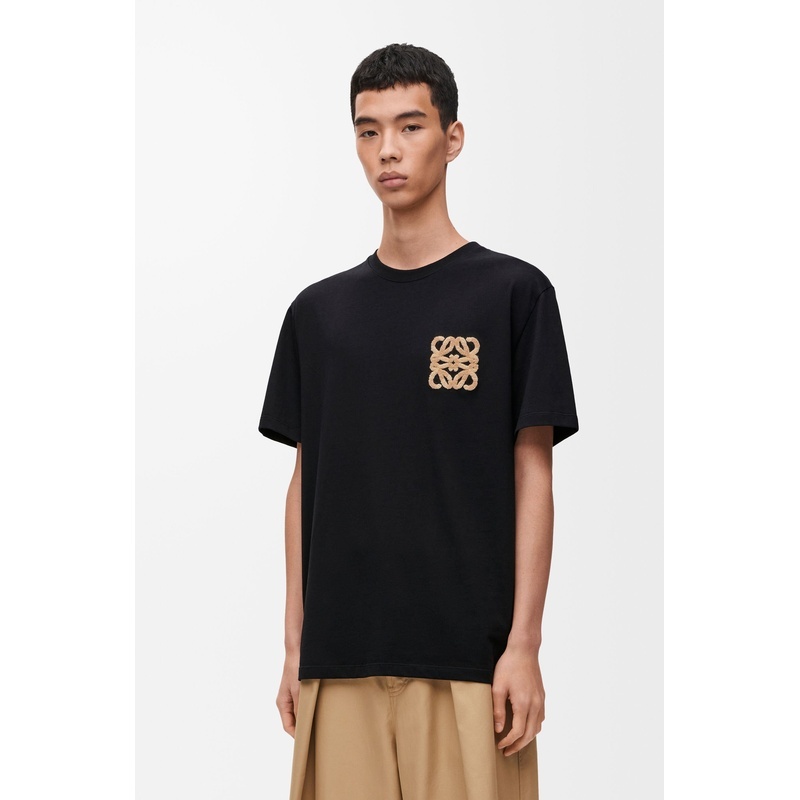 商品Loewe|LOEWE罗意威 男士黑色棉质T恤,价格¥3855,第5张图片详细描述