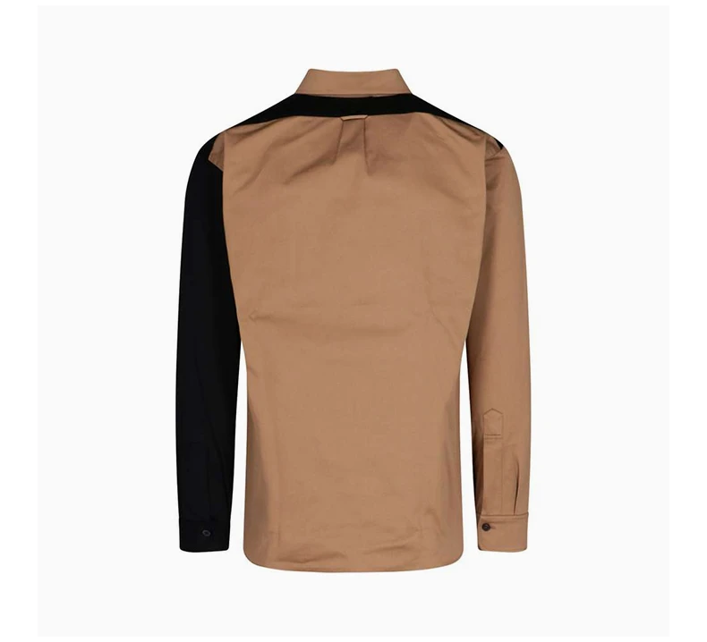 商品[国内直发] Prada|PRADA 拼色男士衬衫 UCN276-1WCL-F0T8S-S-201,价格¥5722,第5张图片详细描述