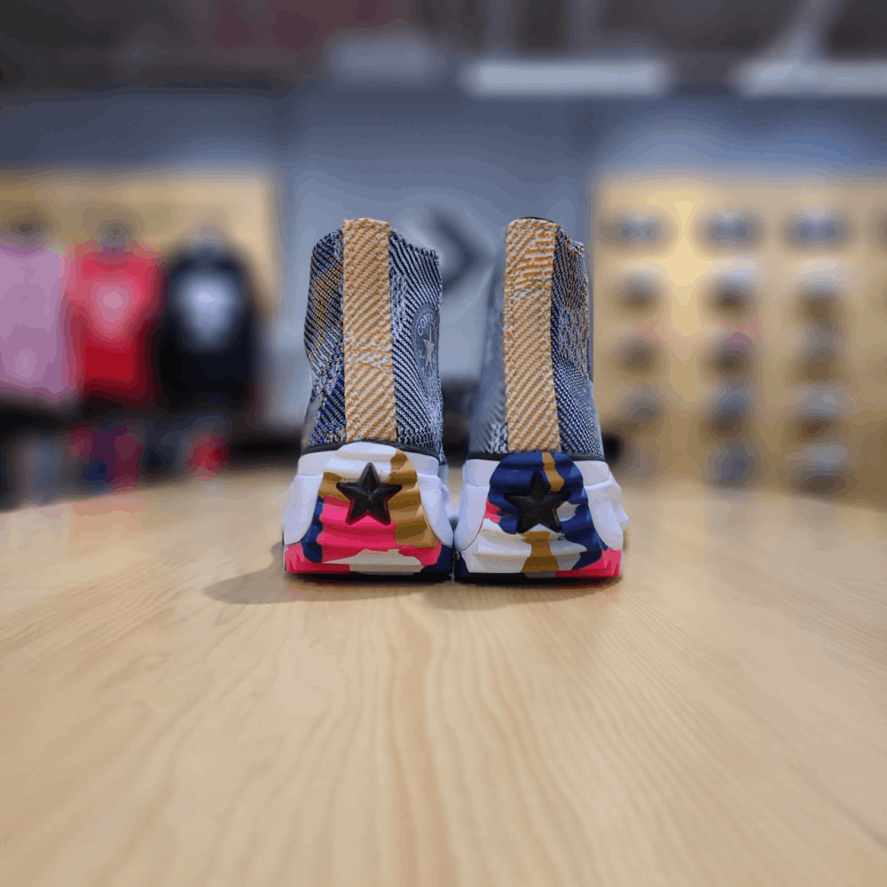 商品【预售商品15天发货】 Converse|【韩国直邮|包邮包税】匡威[EYELUCY] 共用 Converse Runstar Hike 针织 网银 up 数码蓝色 高腰 帆布鞋 170249C,价格¥492,第5张图片详细描述
