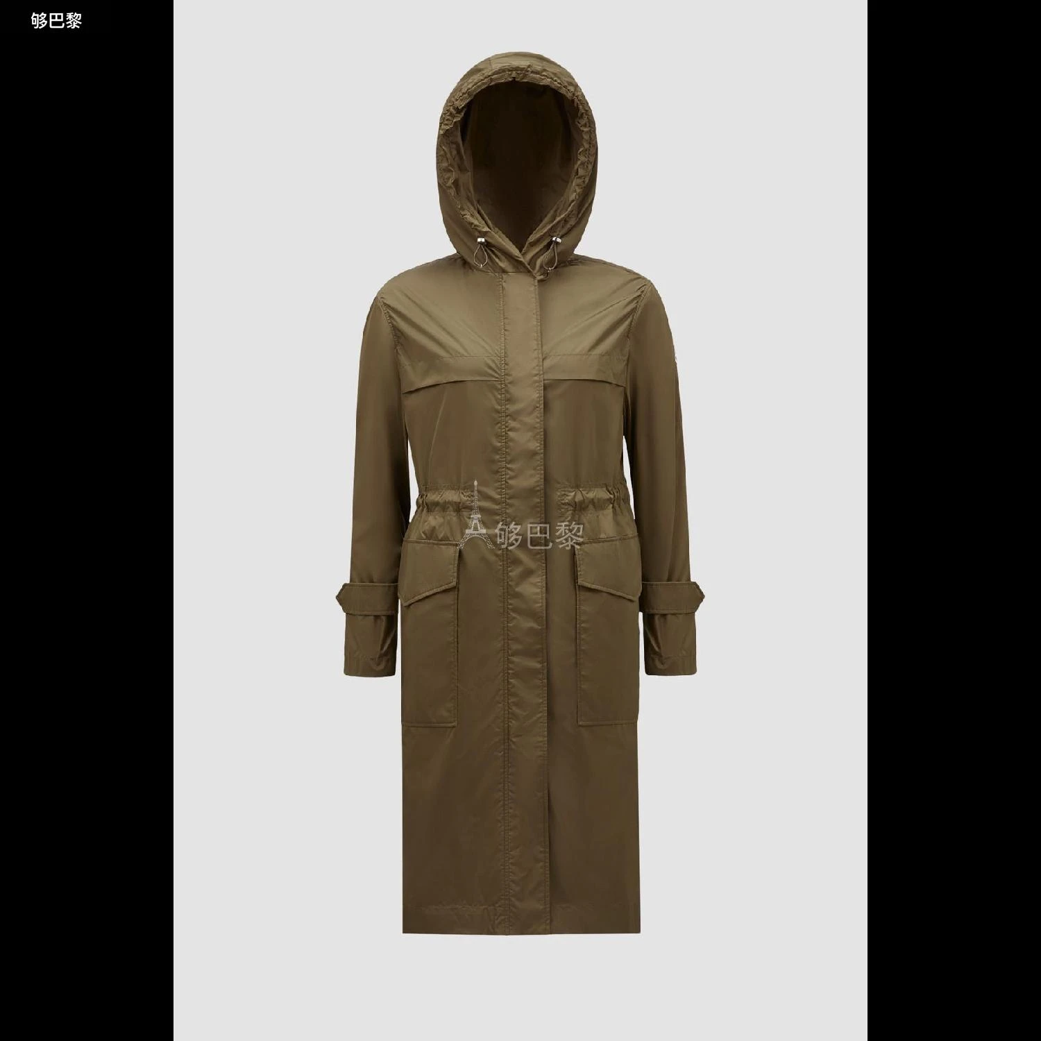 商品Moncler|包邮包税【预售7天发货】 MONCLER盟可睐 24春夏 女士 大衣 HIENGU RAIN COAT J10931C00018539YH836,价格¥8323,第3张图片详细描述