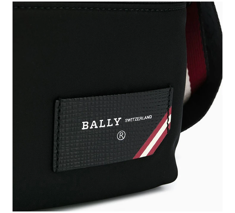 商品Bally|BALLY 黑色男士单肩包 6226347,价格¥2240,第5张图片详细描述
