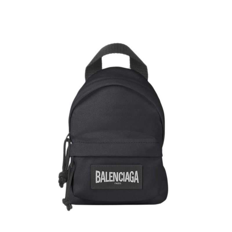 商品Balenciaga|Balenciaga/巴黎世家 新款 男士迷你黑色再生尼龙背包型状单肩斜挎包6560602JMRX1000,价格¥5141,第2张图片详细描述