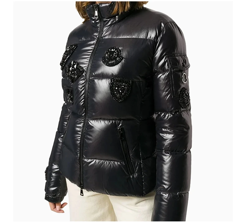 商品[国内直发] Moncler|MONCLER 黑色女士羽绒服 1A51A20-C0064-999,价格¥17448,第6张图片详细描述