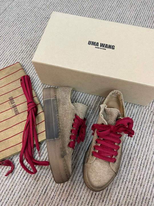 商品Uma Wang|UMA WANG 女士帆布鞋 US9901W41W2UW027,价格¥2259,第5张图片详细描述