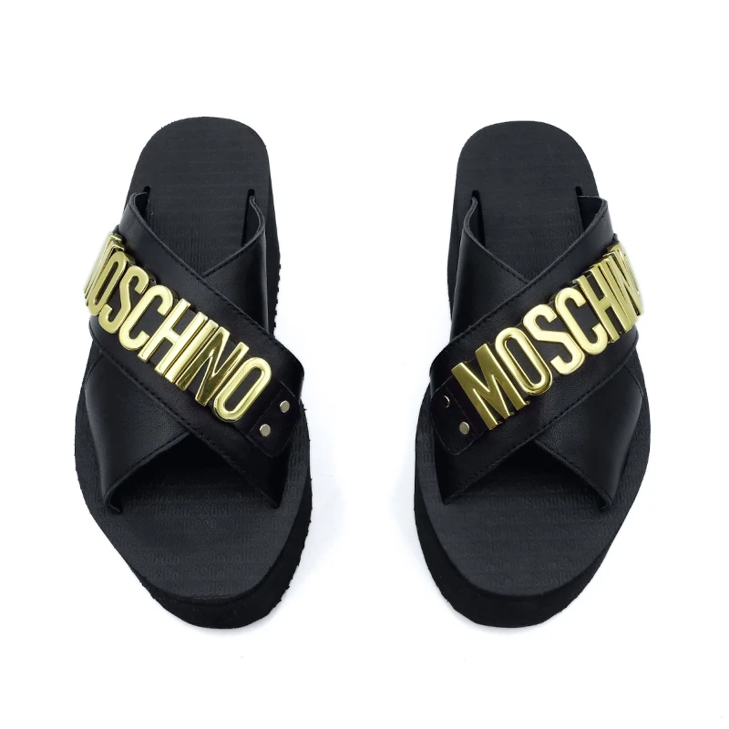 商品Moschino|MOSCHINO 女印花女士运动鞋 MA28118I1E_MF0_000,价格¥852,第5张图片详细描述