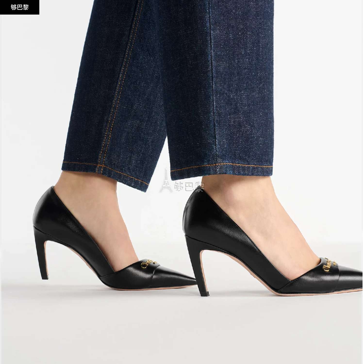 商品Dior|【预售】 迪奥 25春夏 女士 高跟鞋 Escarpin My Dior KCV334VSO_S900,价格¥8088,第5张图片详细描述