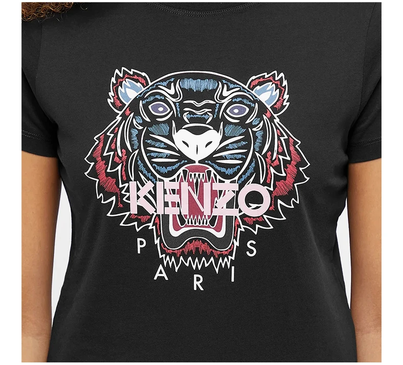 商品Kenzo|KENZO 黑色女士T恤 FC52TS8464YM-99,价格¥649,第7张图片详细描述