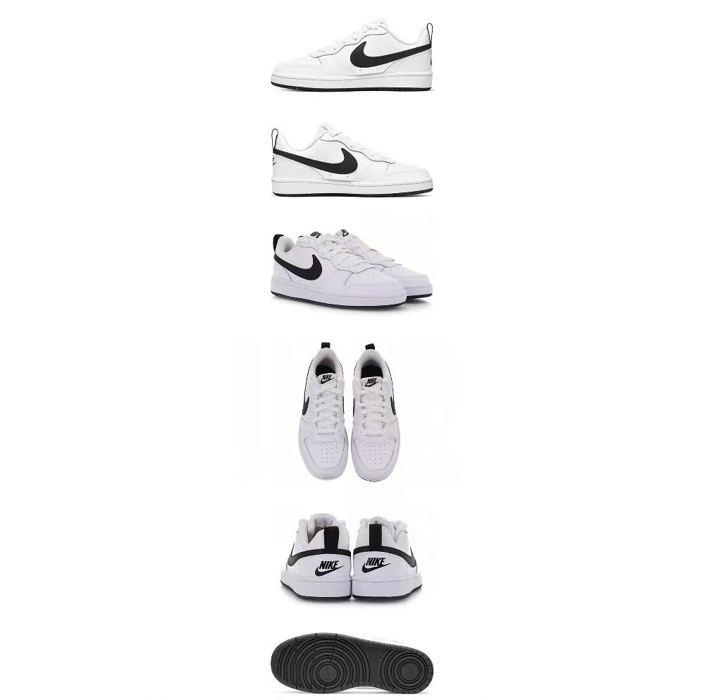 商品NIKE|【享贝家】NIKE 低帮厚底防滑板鞋 男女同款 白黑  BQ5448104,价格¥405,第2张图片详细描述