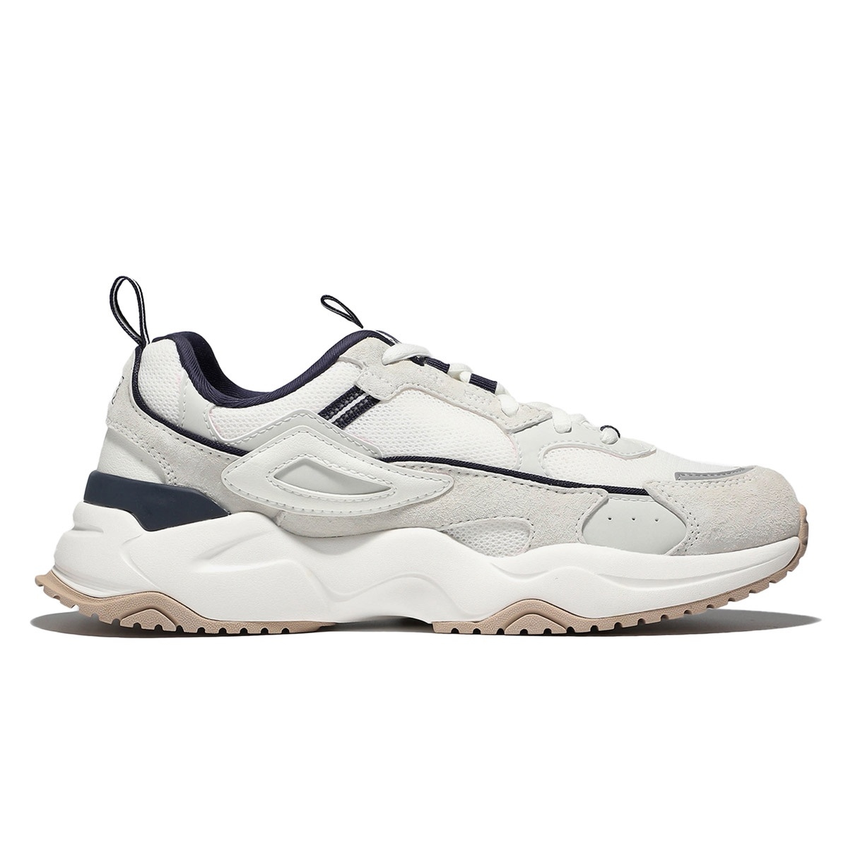 商品Fila|【享贝家】斐乐FILA 复古低帮运动鞋 男女同款 白蓝灰1RM02053E109,价格¥260,第5张图片详细描述