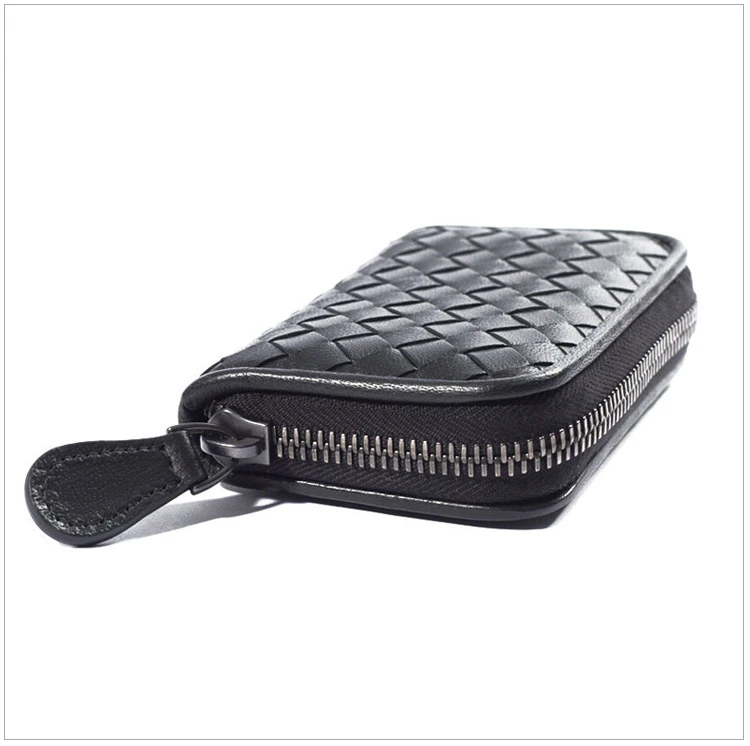 商品[国内直发] Bottega Veneta|BOTTEGA VENETA 黑色男士零钱包 114075-V001N-1000,价格¥2609,第8张图片详细描述