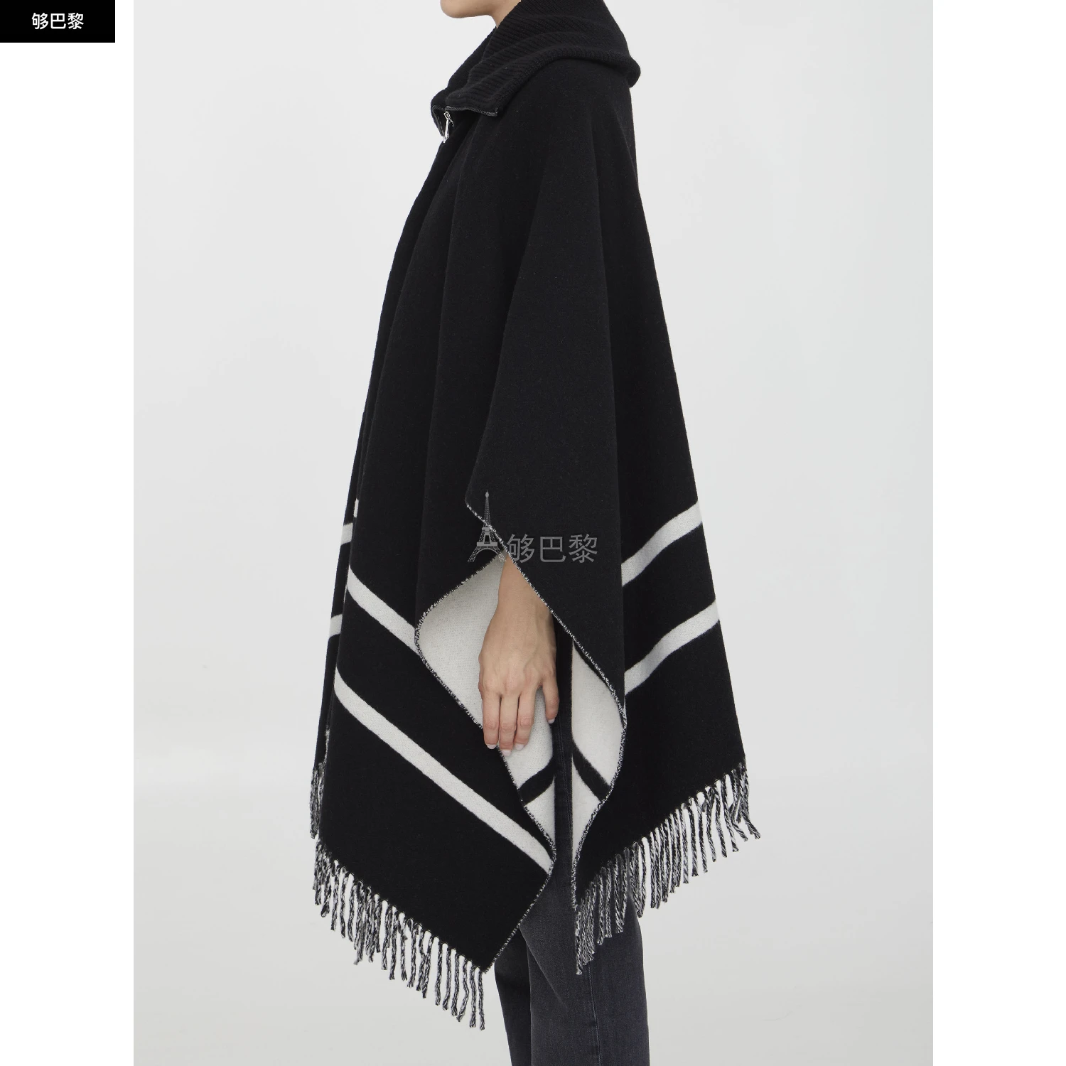 商品Moncler|【特惠9.7折】【预售】 2023秋冬 女士 大衣 斗篷 2194000  3G000040U226999 ,价格¥9093,第6张图片详细描述