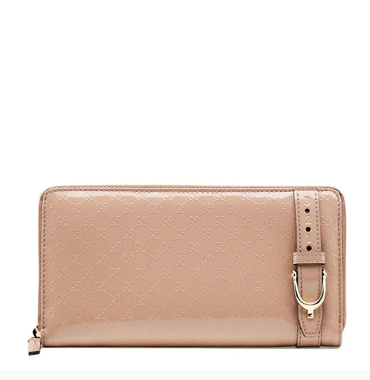 商品[国内直发] Gucci|GUCCI 女士裸色漆皮零钱包 309758-AV13G-6812,价格¥3786,第5张图片详细描述