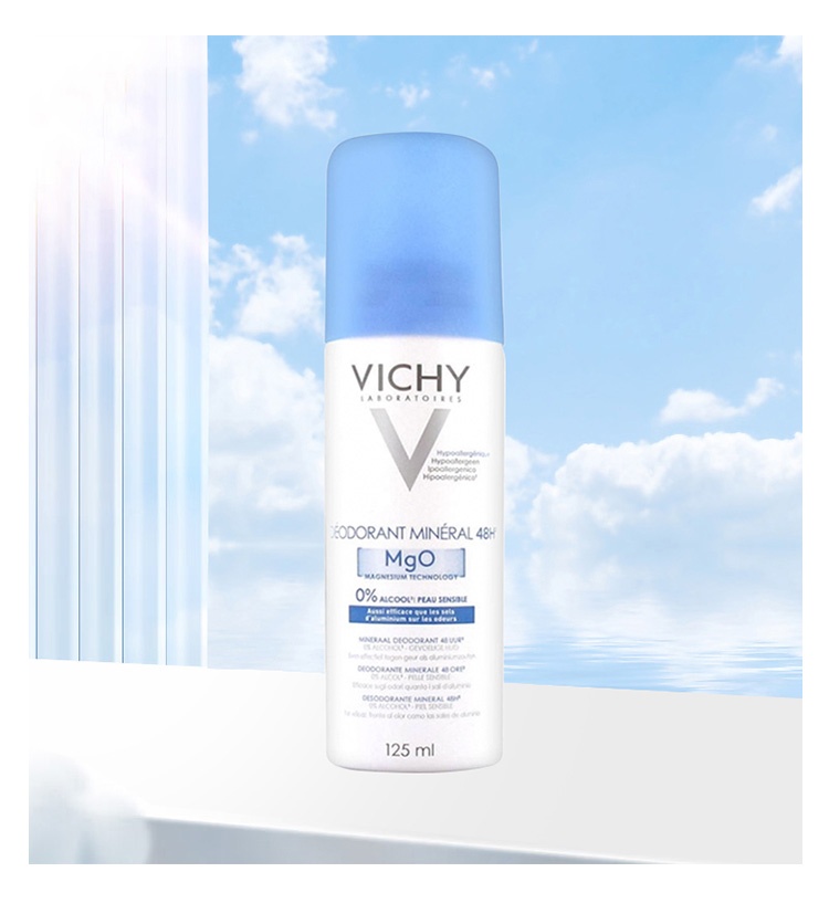 商品Vichy|薇姿 48H矿物清新喷雾125ml 持久清新香体舒适去异味,价格¥131,第4张图片详细描述