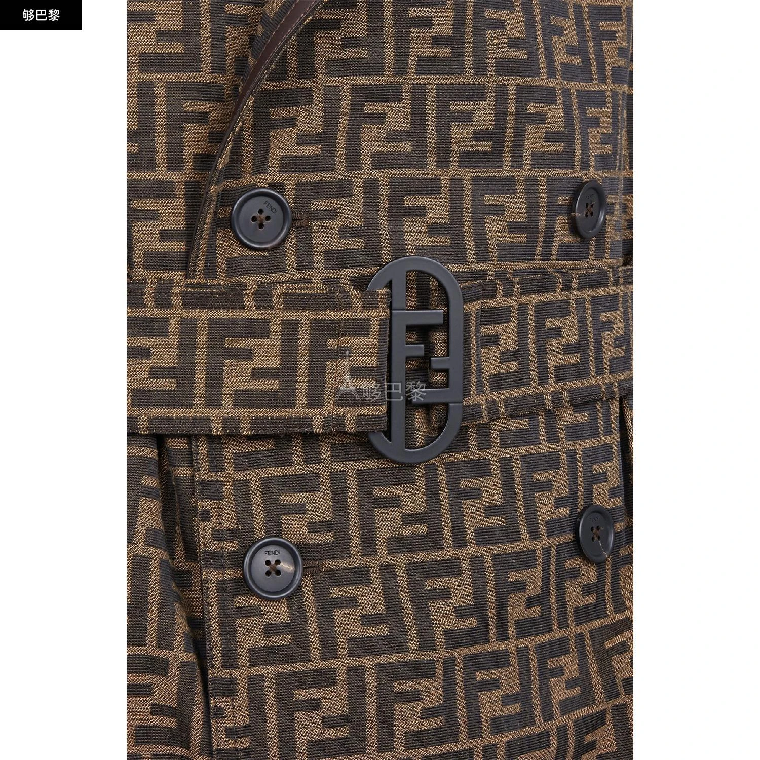 商品Fendi|【特惠8.7折】包邮包税【预售7天发货】 FENDI芬迪 男士 风衣 风衣  FENN868UMUL,价格¥33539,第7张图片详细描述