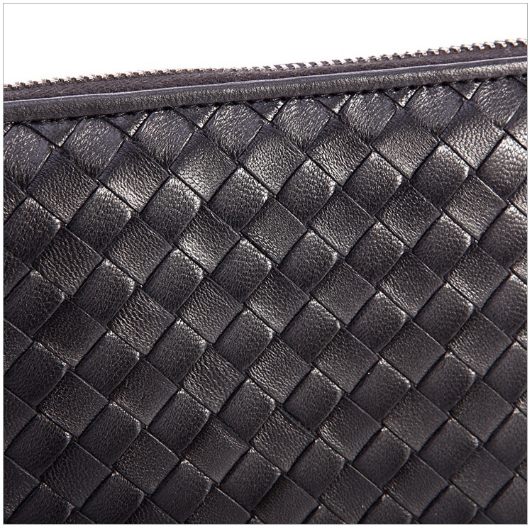 商品[国内直发] Bottega Veneta|Bottega Veneta 葆蝶家 中性黑色羊皮长款钱包钱夹 114076-V001N-1000,价格¥4012,第8张图片详细描述